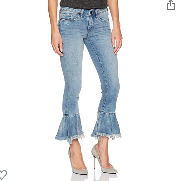Blank NYC Denim - AMAZING Blank NYC Ruffled Hem Jeans